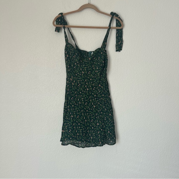 Reformation Niara Dress in Coriander - Picture 2 of 6
